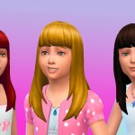 Long Straight Bangs for Girls by My Stuff