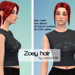 Zoey Hair by Sevenhills Sims