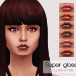 Super Glossy Lips by Sevenhills Sims