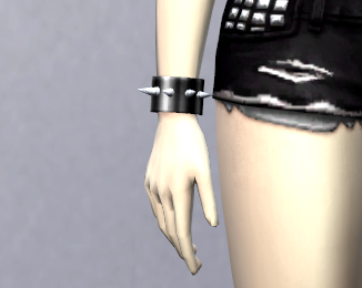 bracelet spiked shiny sims hayny