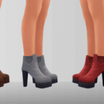 High Ankle Boots by Haut Fashion Sims 4