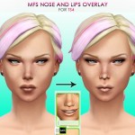 Nose and Lips Overlay by Miss Fortune at TSR