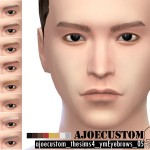 Male Eyebrows 05 by ajoecustom at TSR