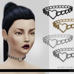Heart Chain Collar by Leah_Lillith at TSR