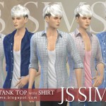 V Neck Tank Top by JS Sims