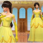 Belle's Ballgown by Mythical Sims