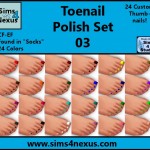 Toenail Polish Set 03 -Original Content-