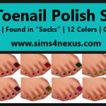 Toenail Polish Set 04 -Original Content-