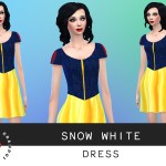 Snow White Dress by Sims4Krampus
