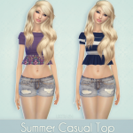 Summer Casual Top by Something Like That…