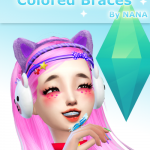 Colored Braces by Nolween Sims