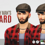 Manly Man's Beard by LumiaLover Sims