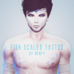 Fish Scale Tattoo by Nenpy