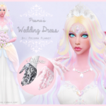 Prisma's Wedding Dress + Gloves by Prisma Planet