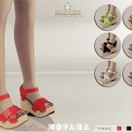 Novara Sandals by Madlen at TSR