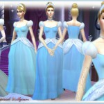 Cinderella Inspired Ballgown by Mythical Sims