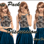 Discussion Pose Pack by Sims4Fun at SimsFans