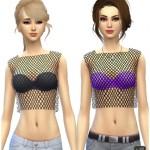 Mesh Crop Top by Simista