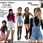 Country Charm Overalls – S4N | Couture -