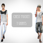 Chest Pocket T-Shirts by Chiissims