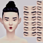 Eyebrow Conversions by Heihu