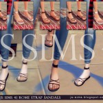 Rome Strap Sandals by JS Sims