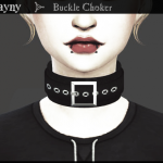 Buckle Choker by Hayny