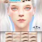 Eyebrows N6 by TIFA Sims