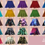 Hot Flared Mini Skirt by Marigold