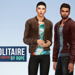 Solitaire Leather Jacket by Sims on the Rope