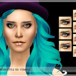 Eyebrow Style 03 by Serpentrogue at TSR