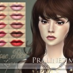 Rose Petal lips by Pralinesims at TSR