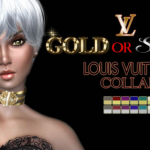 Louis Vuitton Collar by Jomsims Creations