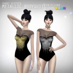 Metallic Bodysuit by Calliev Plays