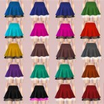 Double Flared Mini Skirts by Marigold