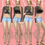 Fishnet Top With Bikini Top by JS Sims