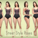 Street Style Poses by Simsrocuted