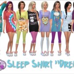 Sleep Shirts “Dream” by Annett's Sims World