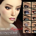 Eyebrow Megapack by Pralinesims at TSR