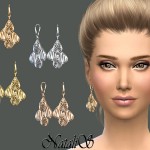 Four Drop Earrings by NataliS at TSR