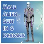 Male Alien Suit by Menaceman44 at MTS