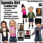 Spunky Girl Toddler Set -Original Content-