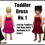 Toddler Dress No.1 -Original Content-