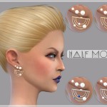 Half Moon Earrings by Feyona at S4S