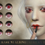 Albino Eye Mask by Mimilky Baby