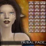 Tribal Face 02 by tatygagg at TSR