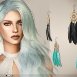 Dovetail Earrings by Toksik at TSR