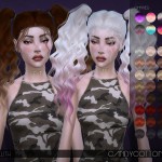 Candy Cotton Hair by Leah_Lillith at TSR