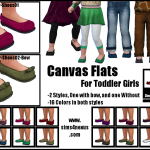 Canvas Flats for Toddler Girls -Original Content-