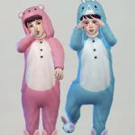 Imadako's Animal Nightwear Conversion by KK's Sims